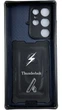 Чехол Camshield c кольцом-подставкой на Samsung Galaxy S22 Ultra синий - изображение 3