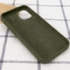Чохол Silicone Case Full Protective (AA) Apple iPhone 13 Pro (6.1") Зелений / Dark Olive Без бренду - зображення 2