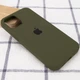 Чохол Silicone Case Full Protective (AA) Apple iPhone 13 Pro (6.1") Зелений / Dark Olive Без бренду - зображення 3