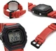 Часы наручные Casio W-218H-4BVD, серого цвета с черным и красным. - изображение 4