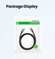 Кабель синхронизации Ugreen US261 USB Type-C - USB Type-C Aluminum Shell 1 м Black-Gray (90402006) - изображение 3