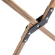 Кресло складное Naturehike Moon Beach MW01 NH19Y001-Z, 600D Oxford/алюминий, бежевый - изображение 4