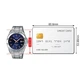 Наручний годинник Casio MTP-1308D-2AVDF Синій сталевий із золотистим Сasual - зображення 7