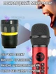 Микрофон для Караоке Вокальный MicMagic Premium L598 Красный 9Вт з Bluetooth трирівневим Подавлення шуму і Ехо дитячий дорослий - изображение 2