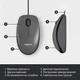 Mysz Logitech M100 USB Czarna (910-005003) - obraz 6