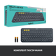 Клавіатура бездротова Logitech K380 Graphite (920-007584) - зображення 9