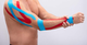 Кінезіо Тейп Kinesiology Tape 5см х 5м черний індивідуальна упаковка - зображення 4