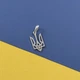 Золота підвіска "Герб України - Тризуб" п03693 Онікс - зображення 3