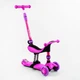 Самокат-велобег 3в1 трехколесный Best Scooter, колеса PU со светом, амортизаторы, родительская ручка. Violet (105656) - изображение 1
