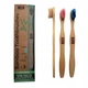 Набір бамбукових зубних щіток бренду XOC Eco Friendly Soft Bristle Toothbrush уп/3шт - зображення 3