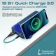 УМБ Promate Torq-10 10000 mAh USB-C PD USB-А QC3.0 Navy (torq-10.navy) - зображення 5