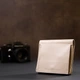 Оригинальное женское портмоне с монетницей GRANDE PELLE Leather Wallet 11369 Бежевый - изображение 8