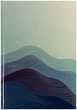 Книга записна Axent А4 Waves 96 аркушів клітинка синя (8422-562-A) - зображення 1