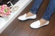 Лоферы Fashion Т1151 женские белые натуральная кожа 36 23 см - изображение 4