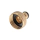 Адаптер латунный на коннектор 1/2" с внутренней резьбой 1" STORM INTERTOOL GE-1212 - изображение 2