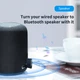 Аудиоадаптер для автомобиля BASEUS Bluetooth Qiyin AUX WXQY-01 - изображение 4
