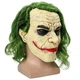 Реалистическая латексная маска Joker Helloween карнавальный костюм Джокера на Хэллоуин маскарад Темный рыцарь - изображение 1