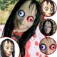 Реалистическая латексная маска Momo Helloween с LED глазами карнавальный костюм Момо на Хэллоуин маскарад - изображение 2