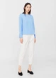 Блуза Mango XS Голубой 11013734_21 - изображение 2