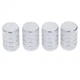 Набір захисних ковпачків на ніпель для автомобіля SUNROZ Caps 3Stripes Classic Silver 4 штуки (A-67186) - зображення 4