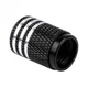 Набір ковпачків на ніпель для автомобіля SUNROZ Caps 3Stripes Black/Silver 4 штуки (A-67180) - зображення 4