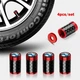 Набор колпачков на ниппель для автомобиля BMW SUNROZ Caps Premium Carbon Red БМВ 4 штуки (A-67601) - изображение 7