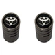 Набор колпачков на ниппель для автомобиля Toyota SUNROZ Caps Long Black Тойота 4 штуки (A-67103) - изображение 3