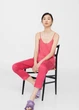 Майка Mango S Розовый 11070332_13 - изображение 3