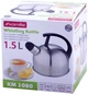 Чайник Kamille Whistling Kettle 1.5л з нержавіючої сталі зі свистком (KM-1080) - зображення 6