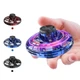 Летающий спиннер FLYNOVA Flying Fidget Spinner игрушка-антистресс с подсветкой LED Синий (SUN6435) - изображение 2