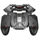 Ігровий контролер MEMO AK77PUGB Mobile Controller тригер для смартфона з вентилятором 4000mAh Чорний - зображення 1