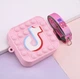 Дитяча силіконова сумочка Pop It-гаманець C4351 TikTok Світло-рожева - изображение 2