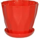 Вазон для цветов Plasthouse KARAT-160 красный с подставкой (KAR160RED-POD) - изображение 2