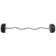 Штанга фиксированная изогнутая резиновая Rubber Coated Barbell 30кг Zelart (гриф l-95см) (TA-2687-30) - изображение 2