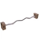 Штанга фіксована вигнута гумова Zelart Zelart Rubber Coated Barbell Zelart TA-2687-10 довжина-95см 10кг - зображення 7