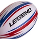 М'яч для регбі LEGEND FB-3290 №3 PVC білий-червоний-синій - зображення 4