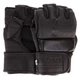 Перчатки для смешанных единоборств MMA кожаные Zelart VL-3098 S черный - изображение 6