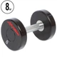 Гантель цельная профессиональная Life Fitness SC-80081-8 1шт 8кг - изображение 1