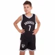 Форма баскетбольная детская NBA BROOKLYN 7 SP-Sport 3581 2XL, 16-18лет, 160-165см черный-белый - изображение 3