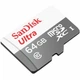 microSDXC (UHS-1) SanDisk Ultra 64Gb class 10 A1 (100Mb/s) (SDSQUNR-064G-GN3MN) - зображення 1