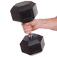 Гантель цельная шестигранная SP-Planeta SC-80075-20 (1шт, 20кг) - изображение 4