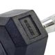 Гантель цельная шестигранная ZELART TA-5159-1 (1шт, вес 1кг) - изображение 3