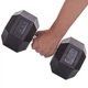 Гантель цельная шестигранная Zelart TA-2679-30 1шт 30кг - изображение 4