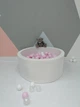 Сухий басейн Maikinbaby коло 90х40х6 см та 200 шт куль Білий (арт.М90-111) - зображення 1