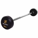 Штанга фиксированная прямая обрезиненная Zelart Rubber Coated Barbell TA-2685-25 длина-95см 25кг - изображение 1