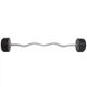 Штанга фиксированная изогнутая резиновая Rubber Coated Barbell 35кг Zelart (гриф l-95см) (TA-2687-35) - изображение 2