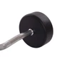 Штанга фиксированная изогнутая резиновая Rubber Coated Barbell 35кг Zelart (гриф l-95см) (TA-2687-35) - изображение 4