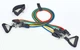 Эспандер многофункциональный для фитнеса 5 жгутов Resistance Band ET-501 Материал: резина, неопрен, полиэстер. Длина: 120 см. Жёсткость: вариативная. - изображение 2