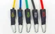Эспандер многофункциональный для фитнеса 5 жгутов Resistance Band ET-501 Материал: резина, неопрен, полиэстер. Длина: 120 см. Жёсткость: вариативная. - изображение 4