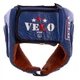 Шолом боксерський професійний шкіряний AIBA VELO 3081 (р-р XL, колір синій) - зображення 4